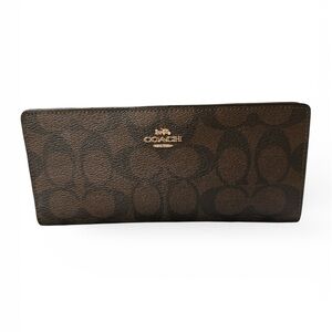 Coach Brown card Wallet